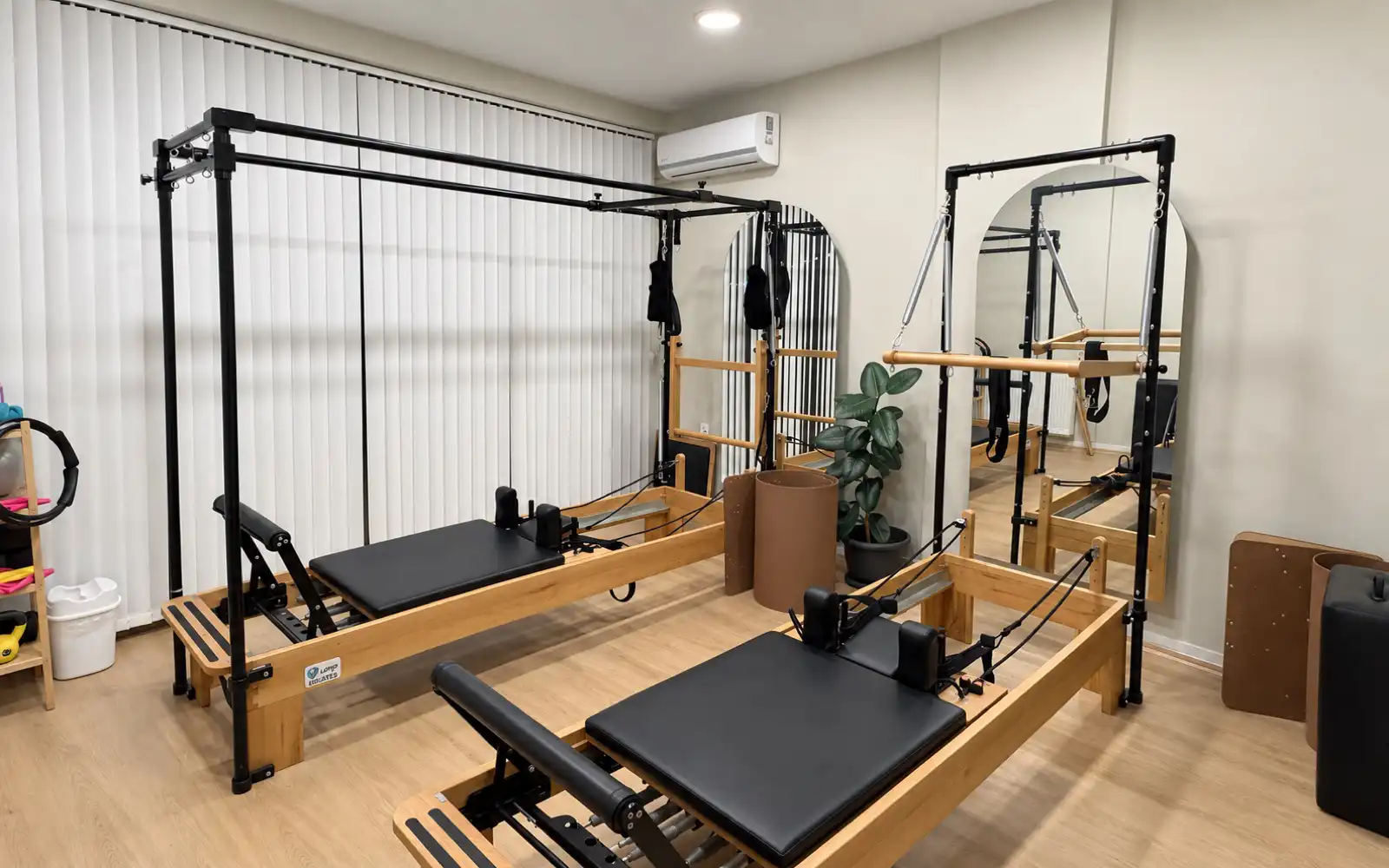 Fitklinik iki kişilik Reformer Pilates odası